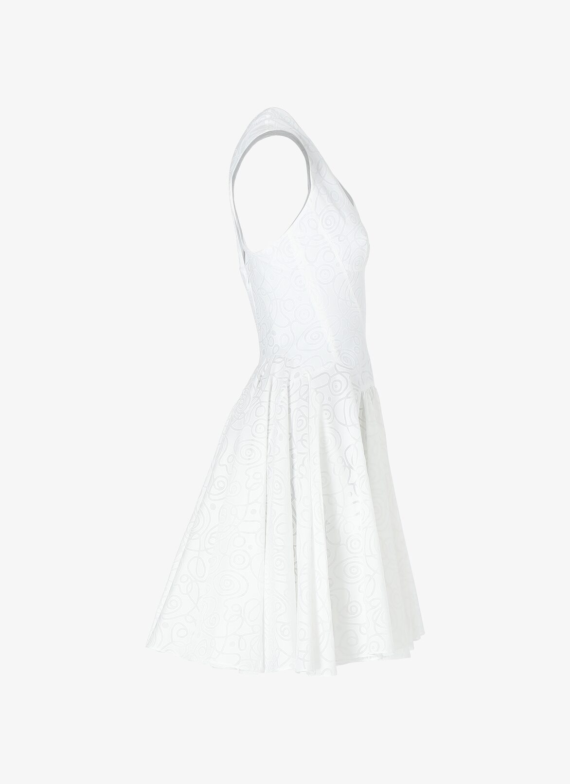 DRESS SPIRALE WHITE ALAÏA WHITE  DRESS SPIRALE WHITE